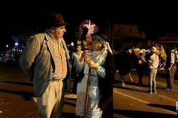 La carreta de Arenales triunfa en la romería de Valsequillo (Foto Francisco Javier Santana)
